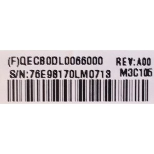 MAIN PARA MONITOR DELL / QECB0DL006 / 715G6862-M1A-000-0H5K / (F)QECB0DL0066000 / PANEL LM250WQ1 (SS)(A1) / MODELO U2515H