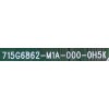 MAIN PARA MONITOR DELL / QECB0DL006 / 715G6862-M1A-000-0H5K / (F)QECB0DL0066000 / PANEL LM250WQ1 (SS)(A1) / MODELO U2515H