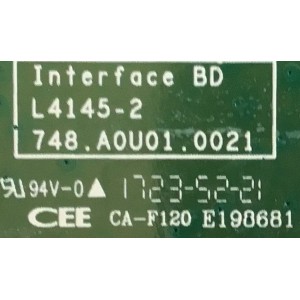 MAIN PARA MONITOR HP / 7ZB.A0T01.0012 / 748.A0U01.0021 / L4145-2 / PANEL LTM230HL07 / MODELO E232