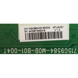 MAIN PARA MONITOR AOC / GQICB0A201 / 715G9584-M0B-B01-004T /  (W)GQICB0A2019000Q / PANEL TPM270WF1-HP07.S REV:T03D / MODELO 27G1