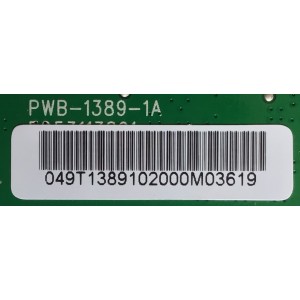 MAIN PARA MONITOR HP / 5097712205 / PWB-1389-1A / E053113891 / PANEL LTM230HT05 / MODELO 2311X