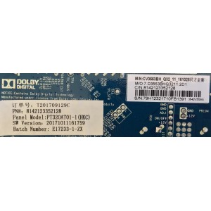 MAIN PARA TV ELEMENT / 8142123352128 / CV3553BH-Q32 / PANEL NC-320CN991 / MODELO ELEFW328X