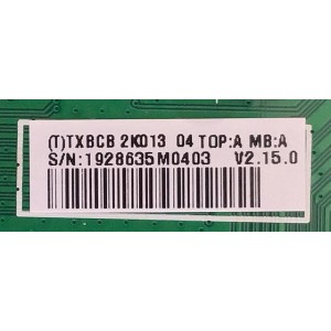 MAIN PARA TV VIZIO / 756TXBCB2K013 / 715G4404-M01-000-005F / TXBCB2K013 / PANEL T420HB01 V.0 / MODELO M3D420SR LTMAKQBM