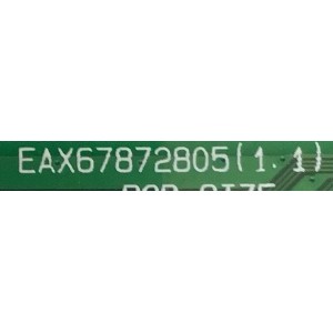 MAIN PARA TV LG / EBT65514304 / EAX67872805(1.1) / MODELO 60UK6090PUA.BUSMLJR / 60UK6090PUA.BUSMLOR
