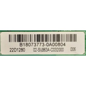 MAIN FUENTE PARA TV TCL / B18073773 / TP.MS3663.PA581 / 3MS663Q0 / 02-SV863A-C032000 / ESTA TARJETA ES CHINA Y ES UTILIZADA EN DIFERENTES MARCAS Y MODELOS / ENTRAR A DESCRIPCIÓN DEL PRODUCTO
