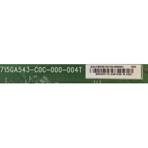 MAIN FUENTE PARA TV VIZIO / XJCB02K010 / 715GA543-C0C-000-004T / (X)XJCB02K010010X/J8KKA2L / PANEL TPT320B5-FHBN0.K REV:S49P2AP / MODELO D32F-G1 LTQUQMKV