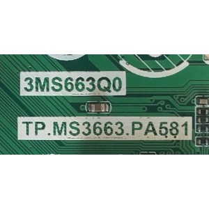 MAIN PARA TV  TCL / K18115313 / TP.MS3663.PA581 / 3MS663Q0 / 02-SV663A-C176000 / ESTA TARJETA ES CHINA Y ES UTILIZADA EN DIFERENTES MARCAS Y MODELOS / ENTRAR A DESCRIPCIÓN DEL PRODUCTO