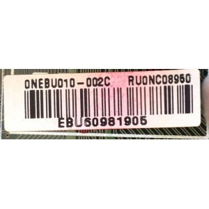 MAIN PARA TV LG / EBU60981905 / EAX62003901 (1) / SUSTITUTA EBR68020401 / PANEL LC420EUH(SC)(A1) / MODELO 42LE5300-UC.AUSWLUR
