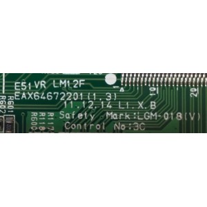 MAIN PARA MONITOR LG / EAX64672201 / EAX64672201 (1.3) / AGF76597801 / PANEL BM230WF5(TJ)(C1) / MODELO E2351VR-BNZ.AUSKRVN