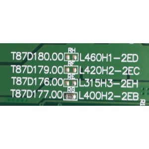 LED DRIVER PARA TV TOSHIBA / 27-D074270 / T87D177.00 / L400H2-2EB / PANEL V400HK2-LS5 REV.C1 / MODELO 40L5200U2