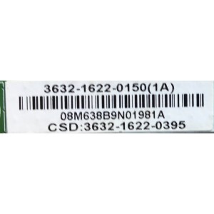 MAIN PARA TV VIZIO / 3632-1622-0150 / 0171-2271-4221 / 3632-1622-0395 / PANEL V315B5-L02 Rev.C3 / MODELOS E321VL LAUMHLNM / E321VL LAQMHLNM