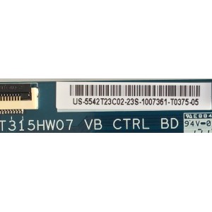 T-CON PARA TV SANYO / 55.42T23.C02 / T315HW07 VB / 31T14-C0J / 5542T23C02 / PANEL T420HVN01.1 / MODELO FVM4212 P42142-00