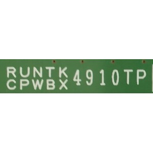 T-CON PARA TV SHARP / DUNTKF778FM12 / RUNTK4910TP / CPWBX4910TP / XF778WJN3 / DUNTK773WE12 / QKITPF778WJN3 / QPWBXF778WJN3 / PANEL LK800D3GW10Z / MODELOS LC-806400U / LC-60LE632U