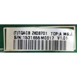 MAIN PARA TV HITACHI / CBPFTQACBZK037 / 715G3817-MOE-000-005K / (T)TQACBZK03701 / PANEL T420HW07 V.1 / MODELO LE42S704
