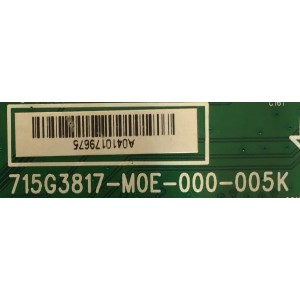 MAIN PARA TV HITACHI / CBPFTQACBZK037 / 715G3817-MOE-000-005K / (T)TQACBZK03701 / PANEL T420HW07 V.1 / MODELO LE42S704