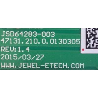 LED DRIVER PARA TV SHARP / RUNTKB342WJQZ / JSD64283-003 / MODELOS LC-80UH30U / LC-80UE30U