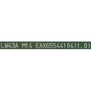 MAIN PARA TV LG / EBT63334102 / EAX65544104 (1.0) / 62284802 / MODELO 47LS55A-5BB.AUSKLJM
