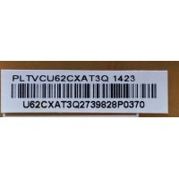 FUENTE DE PODER PARA TV NEC / PLTVCU62CXAT3Q / 715G5173-P02-W21-002M / MODELO E554