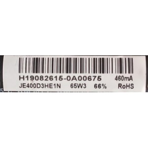 MAIN FUENTE PARA TV KC / H19082615 / GP.MS3553:PB801 / H19082615-0A00169 /JE400D3HE1N / 01.05000602 / PANEL LSC400HN02 / MODELO KC40V2 / ESTA TARJETA ES CHINA Y ES UTILIZADA EN DIFERENTES MARCAS Y MODELOS / ENTRAR A DESCRIPCIÓN DEL PRODUCTO