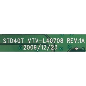 MAIN PARA TV TOSHIBA / 75018979 / STD40T / VTV-L40708 REV:1A / 431C2H51L02 / 461C2H51L02 / PANEL LTA400HF02 / MODELO 40G300U1
