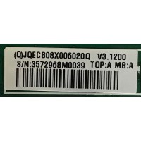 MAIN PARA TV PANASONIC / JQECB08X006 / 715G7515-M0F-000-005K / (Q)JQECB08X006020Q / MODELO TH-43LFE8U