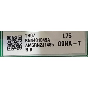 FUENTE DE PODER PARA TV SAMSUNG / NUMERO DE PARTE BN44-01049A / L75SQ9NA_THS / BN4401049A / PANEL CY-TT075JLAV6H / MODELO QN75Q900 / QN75Q900TSFXZA / QN75Q900TSFXZA AD04