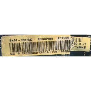 MAIN PARA TV SAMSUNG / BN94-03318K / BN41-01329C / SUSTITUTAS BN94-03318B / BN94-03318F / BN94-03318Z / BN94-03987L / PANEL T370FAE1-DA / MODELO UN37C5000QFXZA AA01