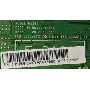 MAIN PARA MONITOR SAMSUNG / BN94-03230Y / BN41-01341A / BN9403230Y / PANEL LTM230HT04 V02 / MODELO LS23WHEKFK/ZA