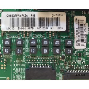 MAIN PARA TV SAMSUNG / BN94-11487B / BN41-02572A / BN97-12396B / PANEL CY-QM055FLLV2H / MODELO QN55Q7FAMFXZA FA02