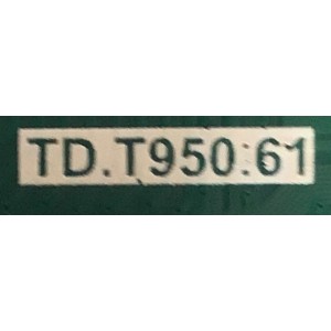 MAIN PARA TV TOSHIBA / 2T100000900DW / TD.T950.61 / FFCB0AA3890000 / PANEL U320DH05 TT105 / MODELO 32LF221U19