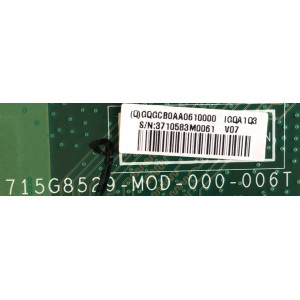 MAIN PARA MONITOR AOC / GQGCB0AA061 / 715G8529-MOD-000-006T / (Q)GQGCB0AA0610000 / PANEL M350QVR01.0 / MODELO AG352UCG
