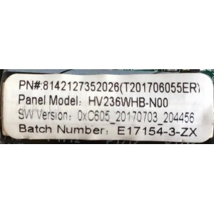 MAIN FUENTE PARA TV ELEMENT / 8142127352026 / TP.MS3553.PA671 / T201706055ER / MODELO ELEFT2416 G7B2M