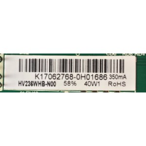 MAIN FUENTE PARA TV ELEMENT / 8142127352026 / TP.MS3553.PA671 / T201706055ER / MODELO ELEFT2416 G7B2M