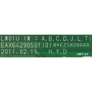 MAIN PARA TV LG / EBU61376623 / EAX64290501 (0) / PANEL LC420WUF (SC)(A2) / MODELO 42LK520-UA.AUSYLFR
