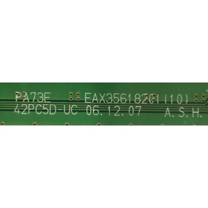MAIN PARA TV LG / EBR36496502 / EAX35618201(10) / MODELO 50PC5D-UC.AUSRLMR	