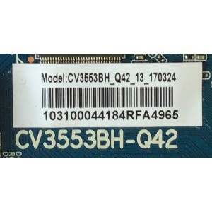 MAIN FUENTE PARA TV WESTINGHOUSE / W18050-1-SY / CV3553BH-Q42 / 103100044 / ST3151A05-8 / PANEL T320-0AM-DLED / MODELO WD32HB1120-C / ESTA TARJETA ES CHINA Y ES UTILIZADA EN DIFERENTES MARCAS Y MODELOS / ENTRAR A DESCRIPCIÓN DEL PRODUCTO