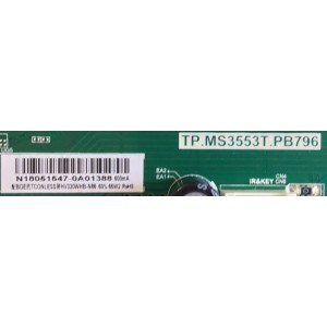 MAIN FUENTE PARA TV INSIGNIA / 3200492271 / TP.MS3553T.PB796 / 320021043002005 / N18051547 / PANEL BOEI320WX1-01 / MODELO NS-32D220NA18