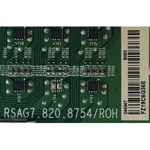 LED DRIVER PARA TV HISENSE / 244047 / RSAG7.820.8754/ROH / FZ19C6G36E / PANEL'S HD550V3U51-TAL3\S0\FJ\GM \ROH / HD550V3U51-TDL3\S0\FJ\GM\ROH / MODELO 55H8F