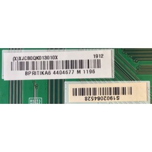 MAIN PARA SMART TV VIZIO 4K HDR RESOLUCION (3840 x 2160) / XJCB0QK013 / 715GA075-M01-B00-005K / (X)XJCB0QK013010X / PANEL T650QVF09.2 / MODELO PX65-G1 LTMAYOKV