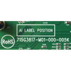 MAIN PARA TV INSIGNIA / 756TXACB1K00106 / 715G3817-M01-000-005K / (T)TXACB1K00106 / PANEL T420HW07 V.1 / MODELO NS-42E570A11