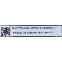 MAIN PARA TV TCL / 08-MS22T05-MA200AA / 40-MS22T1-MAA2HG / V8-ST22K01-LF / GNA000032A / PANEL LVU430NDEL CS9W00 V3 / LVU430NDEL CS9W00 V2 / MODELO 43S423VCAA / 43S425