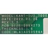 MAIN FUENTE PARA SMART TV SAMSUNG 4K CRYSTAL UHD CON HDR RESOLUCION (3,840 x 2,160)/ BN96-51826B / KANT-SU2_7000_55_WW / ML41A050594A / PANEL CY-BT050HGCV2H / MODELO UN50TU700DFXZA XC02