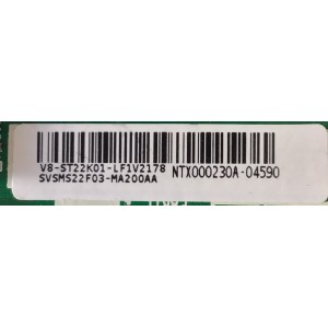 MAIN PARA SMART TV TCL 4K UHD HDR Roku / SVSMS22F03-MA200AA / MS22F1 / 40-MS22F1-MAB2HG / PANEL LSC550FN11 / MODELO 55S423 / 55S425