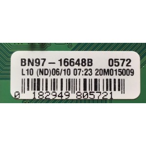 MAIN PARA SMART TV SAMSUNG / NUMERO DE PARTE BN94-16076E / BN41-02751A / BN97-16648B / PANEL CY-BT065HGHV1H / MODELOS UN65TU7000 / UN65TU700 / UN65TU700DFXZA CC02 / UN65TU7000FXZA CC02