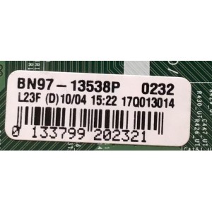 MAIN PARA SMART TV SAMSUNG 4K UHD RESOLUCION (3,840 x 2,160) / BN94-12295B / BN41-02570B / BN97-13538P / PANEL CY-SM055FLLVAH / MODELO UN55MU8000FXZA FB05