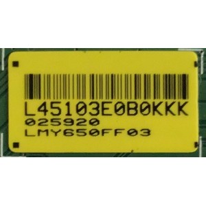 T-CON PARA TV SONY / NUMERO DE PARTE LJ94-45103E / 20Y_S65JU22MQV0.1 / 45103E / S65JU22MQV0.1 / DISPLAY LSY650FF03-A01 / PANEL YDAF065DND01 / MODELOS XBR-65X90CH / XBR65X90CH / XBR-65X900H / XBR65X900H