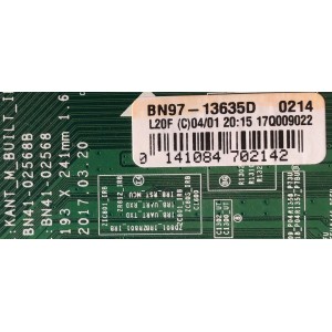 MAIN PARA SMART TV SAMSUNG / BN94-12424H / BN41-02568B / BN97-13635D / PANEL CY-WK049HGLV1H / MODELO UN49MU6350FXZX FA01