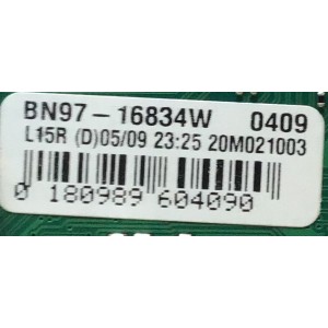 MAIN ORIGINAL PARA SMART TV SAMSUNG 4K UHD HDR / NUMERO DE PARTE BN94-15910A / BN41-02756B / BN97-16834W / BN9415910A / BN96-50334B / BN96-5038A / PANEL CY-NT065HGAV1H / DISPLAY T650QVN08.C / BN96-50242A / MODELO UN65TU850DFXZA / UN65TU850DFXZA AA02