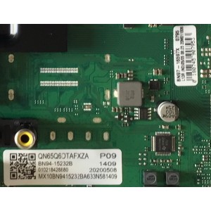 MAIN PARA SMART TV SAMSUNG QLED 4K RESOLUCION (3,840 x 2,160) / BN94-15232B / BN41-02756A / BN97-16597X / PANEL CY-RT065HGHV2H / MODELO QN65Q6DTAFXZA CB01 / QN65Q60TAFXZA CB01