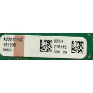 MAIN PARA SMART TV SONY 4K ULTRA HD CON HDR / A2201034C / 1-982-627-12 PANEL T850QVF04.0 / MODELO XBR-85X850F